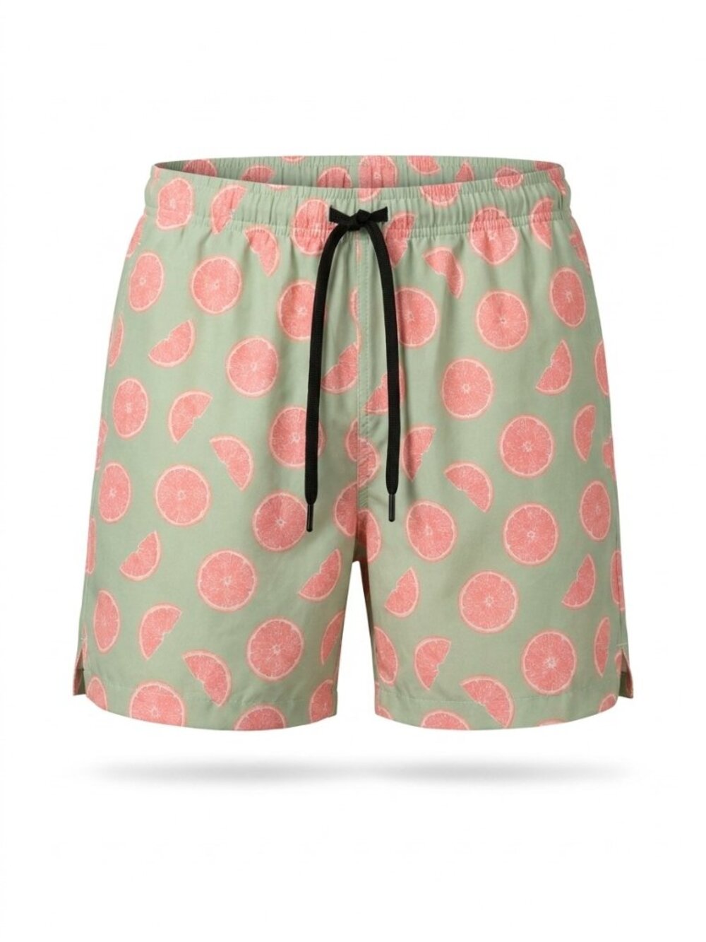 Bearbottom Grapefruit Sage Green Lined Men's 5.5" Inseam Swim Trunks | M